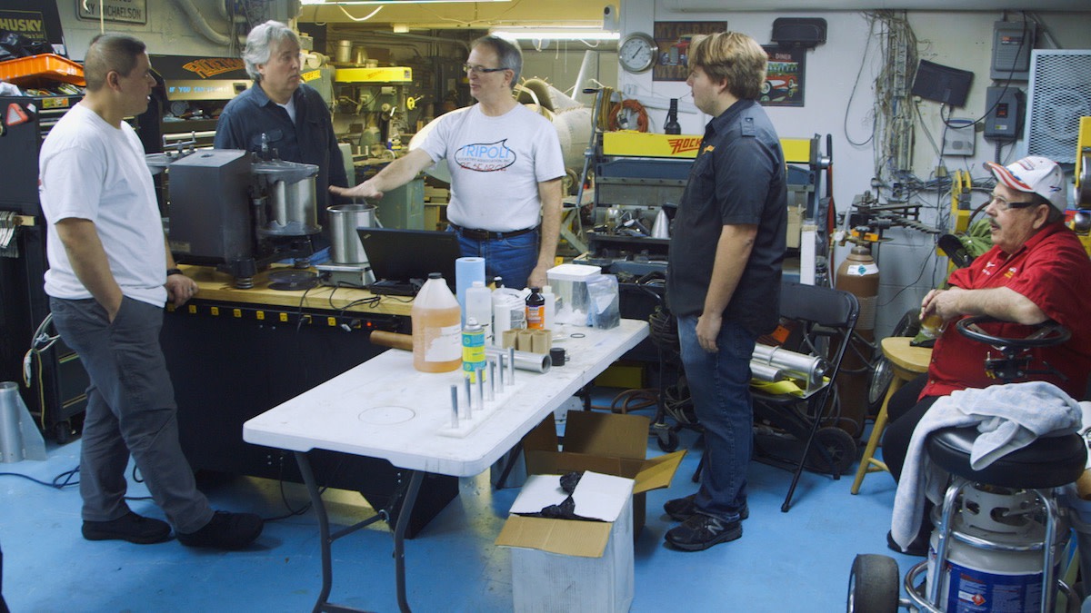 the Michaelson rocket crew